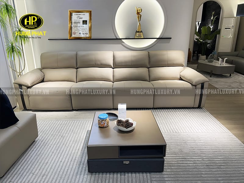 Sofa chỉnh điện da bò GC-3025
