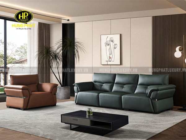 Sofa Da Bò Nhập Khẩu SF-2216