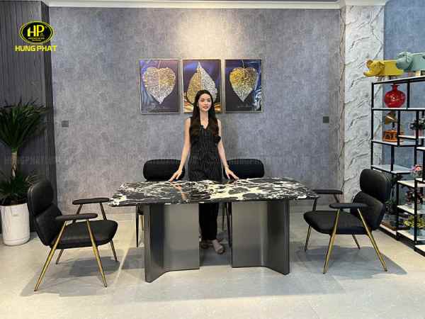 bàn ăn cao cấp nhập khẩu ba-sf22