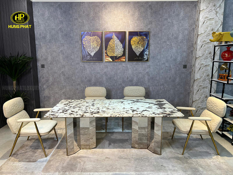 bàn ăn cao cấp nhập khẩu ba-sf12