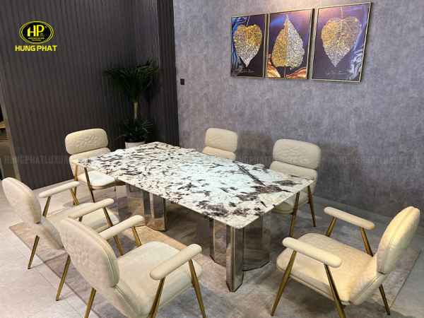 bàn ăn hiện đại nhập khẩu cao cấp ba-sf12