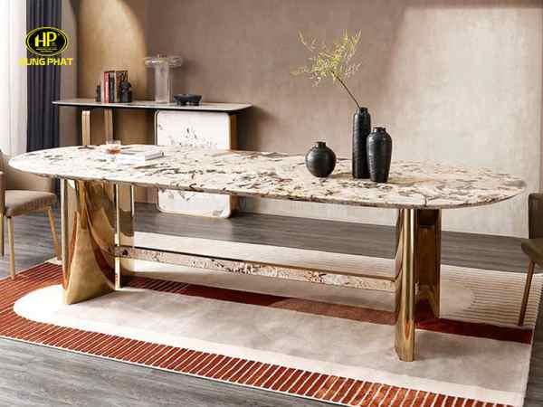 Bàn ăn mặt đá cao cấp BA-SF9