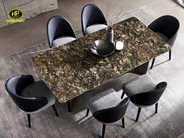 Bàn ăn mặt đá cao cấp BA-TY3980 sở hữu chất liệu cao cấp