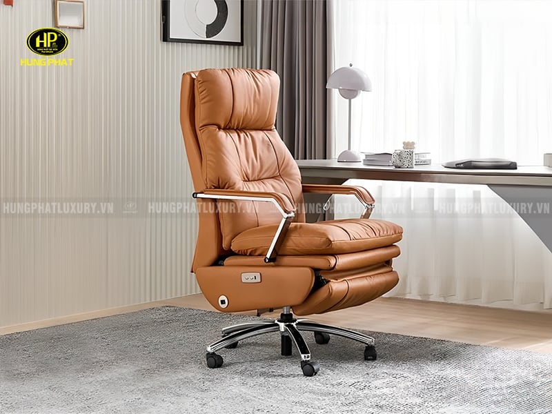 Ghế Giám Đốc Da Bò Cao Cấp HZ-6408B