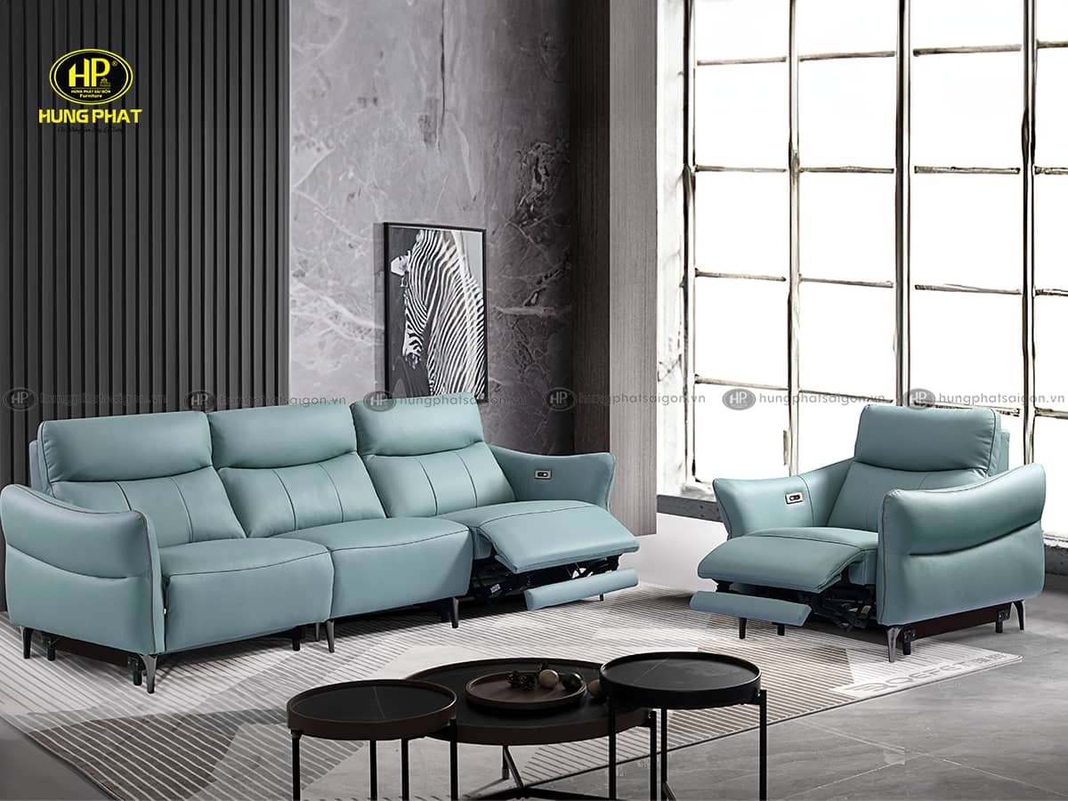 Sofa chỉnh điện da bò thư giãn G908