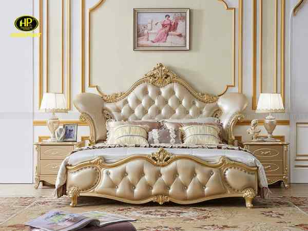 Giường ngủ tân cổ điển hoàng gia 8866