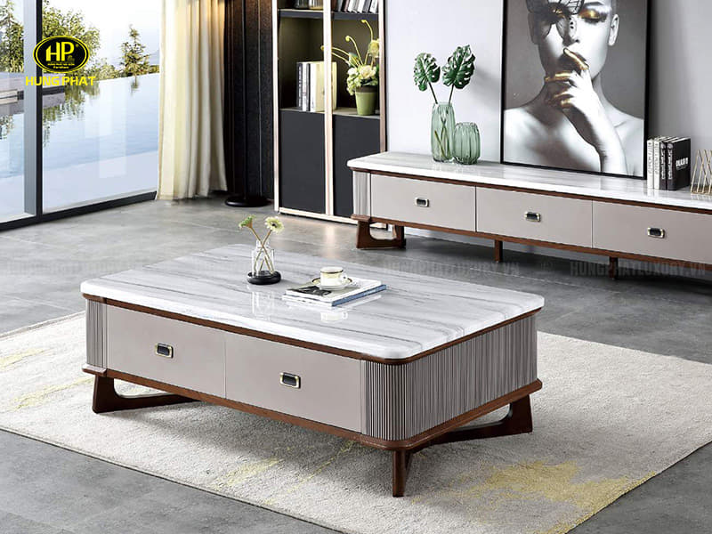 bàn sofa mặt đá nhập khẩu 620