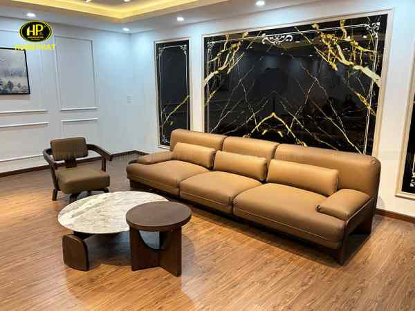 Ghế sofa da bò nhập khẩu H697