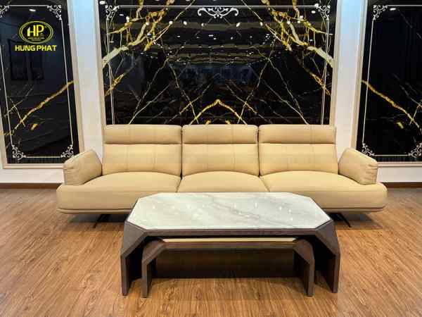 Ghế sofa da bò ý hiện đại H691C