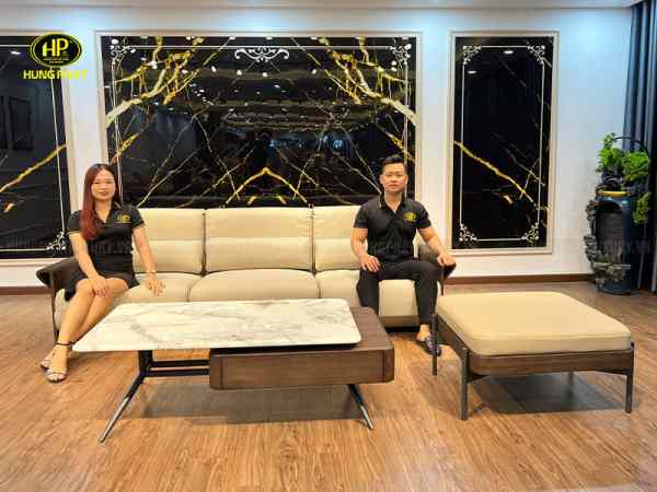 Ghế sofa da bò ý nhập khẩu H630A