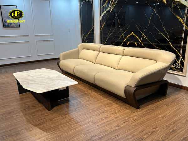 Ghế sofa da bò ý nhập khẩu H681