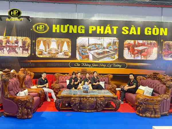 sofa gỗ mun da bò cao cấp nhập khẩu SF-2319