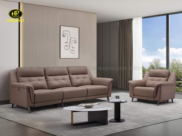 ghế sofa da bò ý LG927