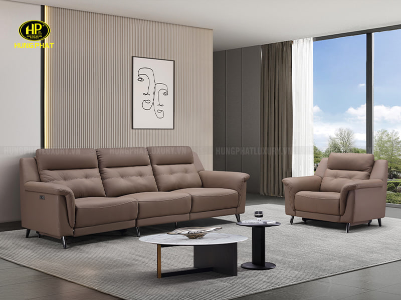 ghế sofa da bò ý LG927