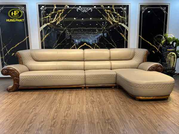 ghế sofa da bò ý nhập khẩu WJ166