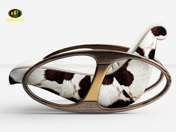 ghế thư giãn bập bênh da bò ý KC72T