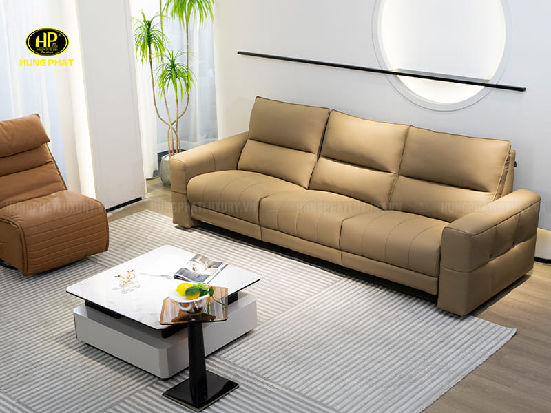 sofa da bò ý thư giãn chỉnh điện GC-3027