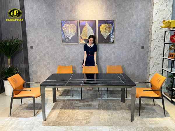 bàn ăn đá cẩm thạch tự nhiên ba-sh010