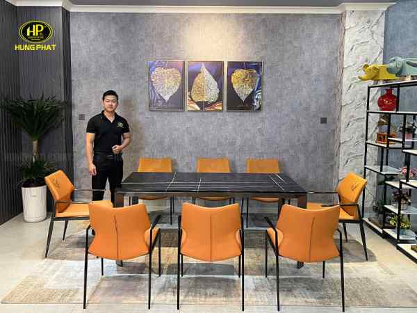 bàn ăn đá cẩm thạch ba-sh010