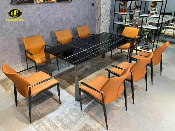 bộ bàn ăn đá tự nhiên ba-sh010