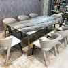 bộ bàn ăn mặt đá sang trọng ba-sh011
