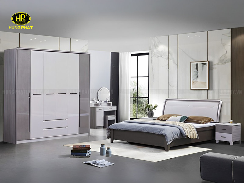 combo giường tủ hiện đại tp-9526