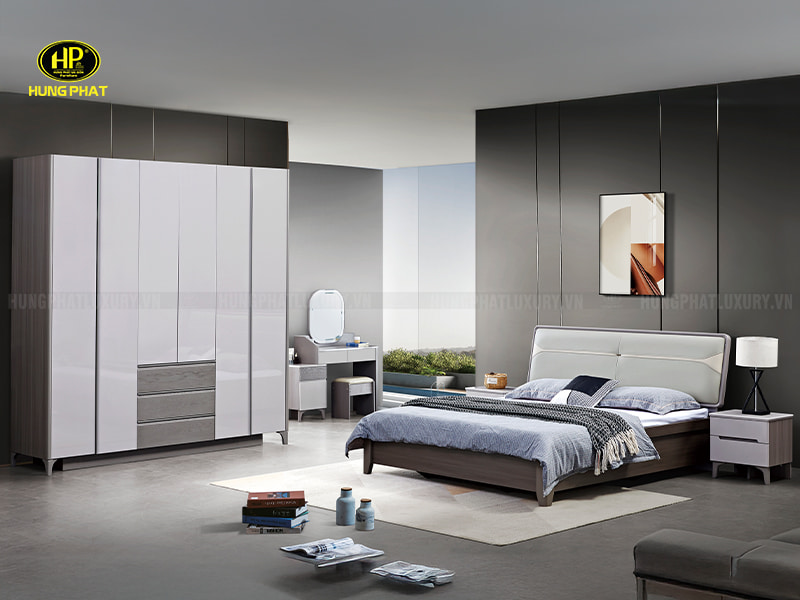 combo giường tủ hiện đại tp-9536