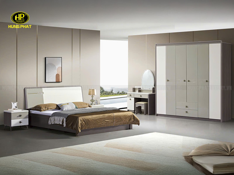 giường tủ nhập khẩu cao cấp tp-9636