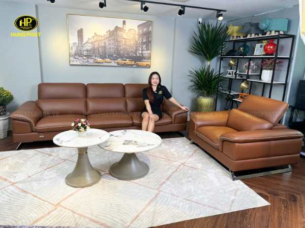 bộ sofa da bò ý nhập khẩu torino s03