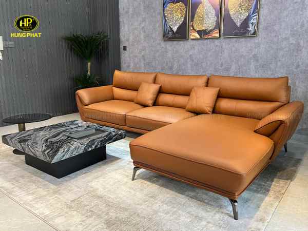 ghế sofa da bò nhập khẩu hv-913