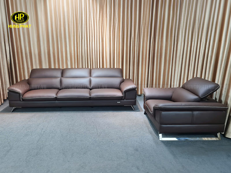 ghế sofa da bò ý cao cấp torino s03