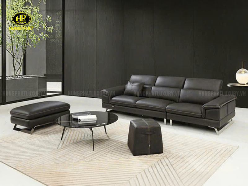 sofa băng da bò cao cấp torino s02