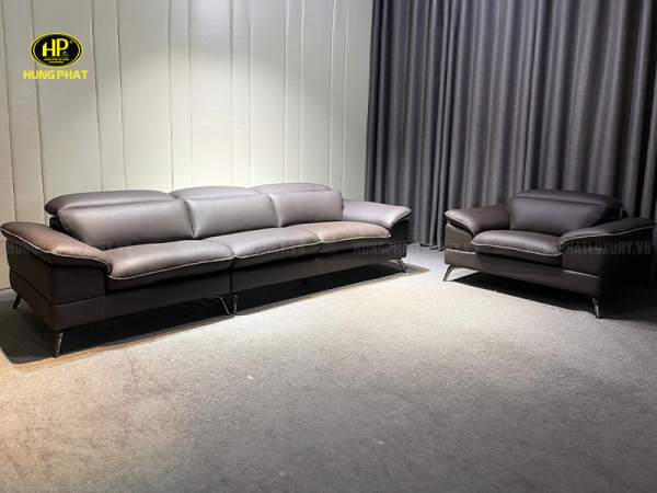 sofa da bò ý hiện đại torino s03