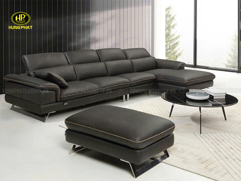 sofa góc da bò torino s01