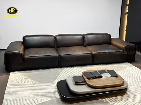 ghế sofa băng da bò thật nhập khẩu kfd1