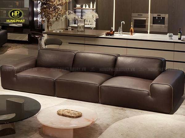 ghế sofa bọc da bò thật nhập khẩu kfd1