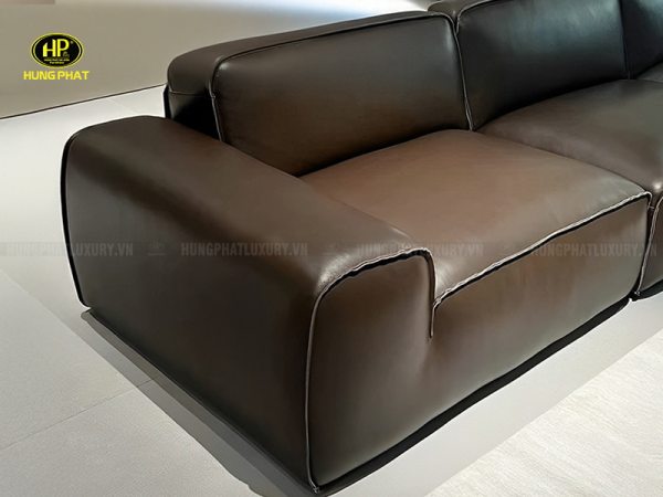 ghế sofa da bò thật cao cấp kfd1
