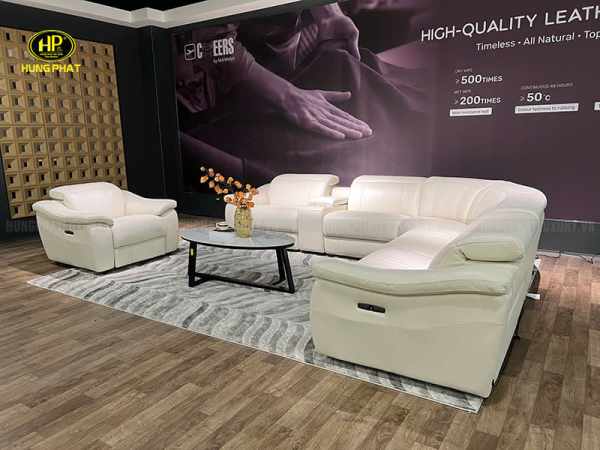 sofa da bò cao cấp nhập khẩu sereno u80091hm