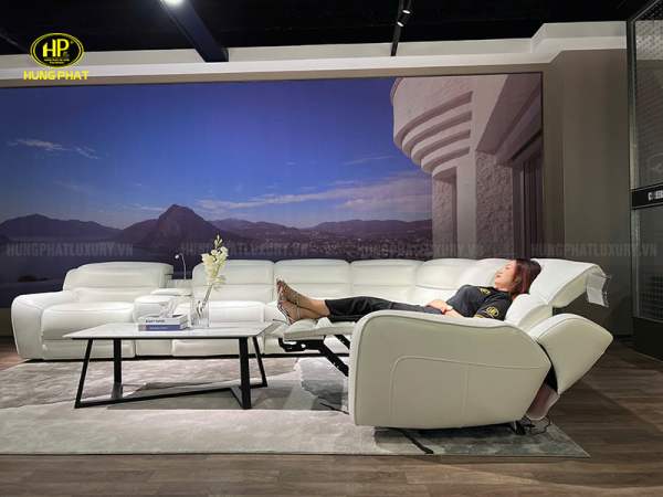 sofa da bò thật nhập khẩu puro u90102hm