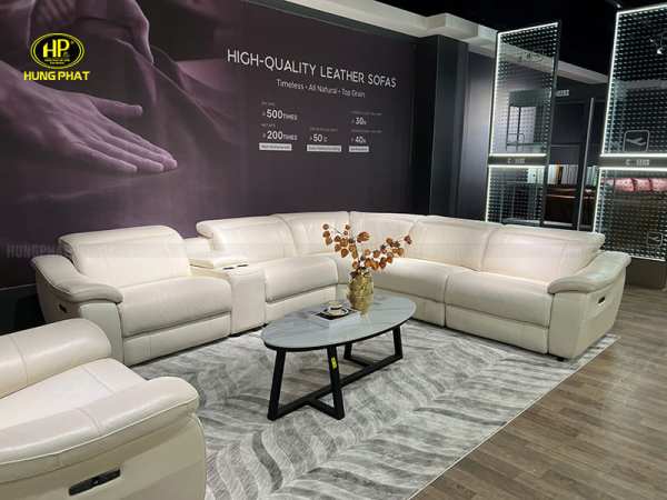 sofa da thật sereno u80091hm