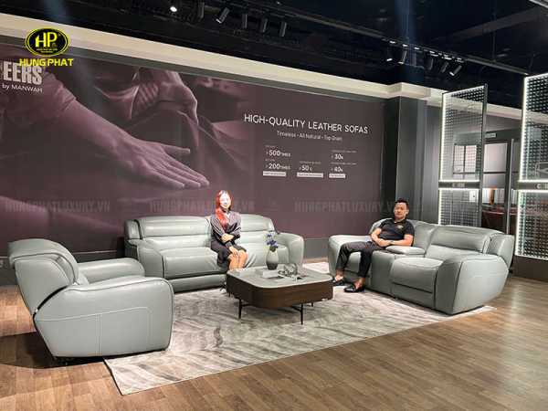 sofa văng da bò fiore u90102hm