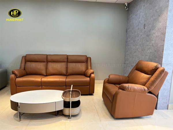 ghế sofa da bò hiện đại sang trọng vh-11