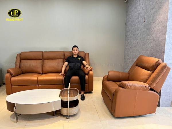 ghế sofa da bò hiện đại vh-11