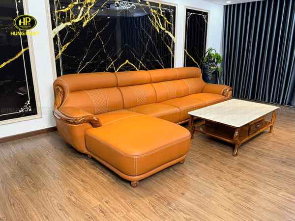 bộ sofa da bò ý cao cấp wj110b