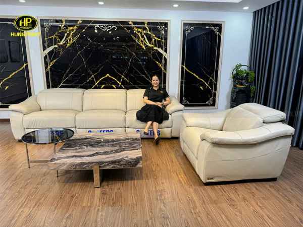 bộ sofa da bò ý thư giãn nhập khẩu sereno u80092hm