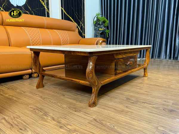 ghế sofa bọc da bò thật viền gỗ mun nam phi wj110b