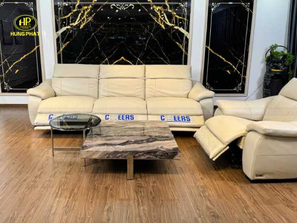 ghế sofa da bò ý thư giãn nhập khẩu sereno u80092hm