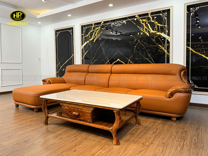 sofa da bò nhập khẩu ý wj110b