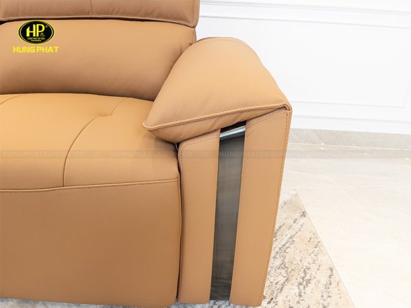 chất liệu da bò khung gỗ tư nhiên