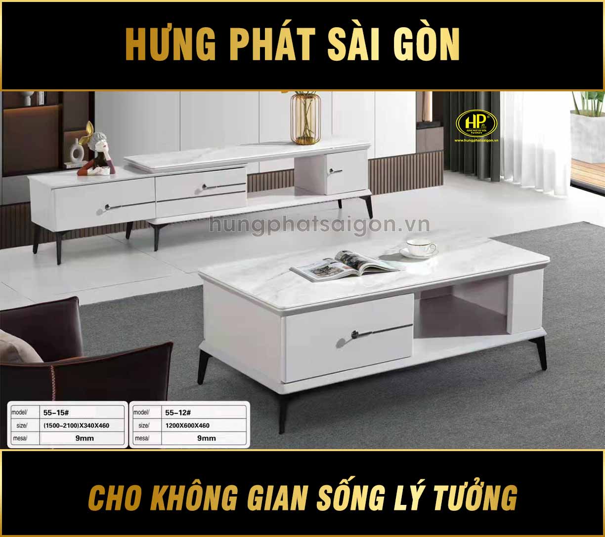 Bàn Sofa Phòng Khách 55-12A